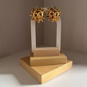 Vintage sun earrings